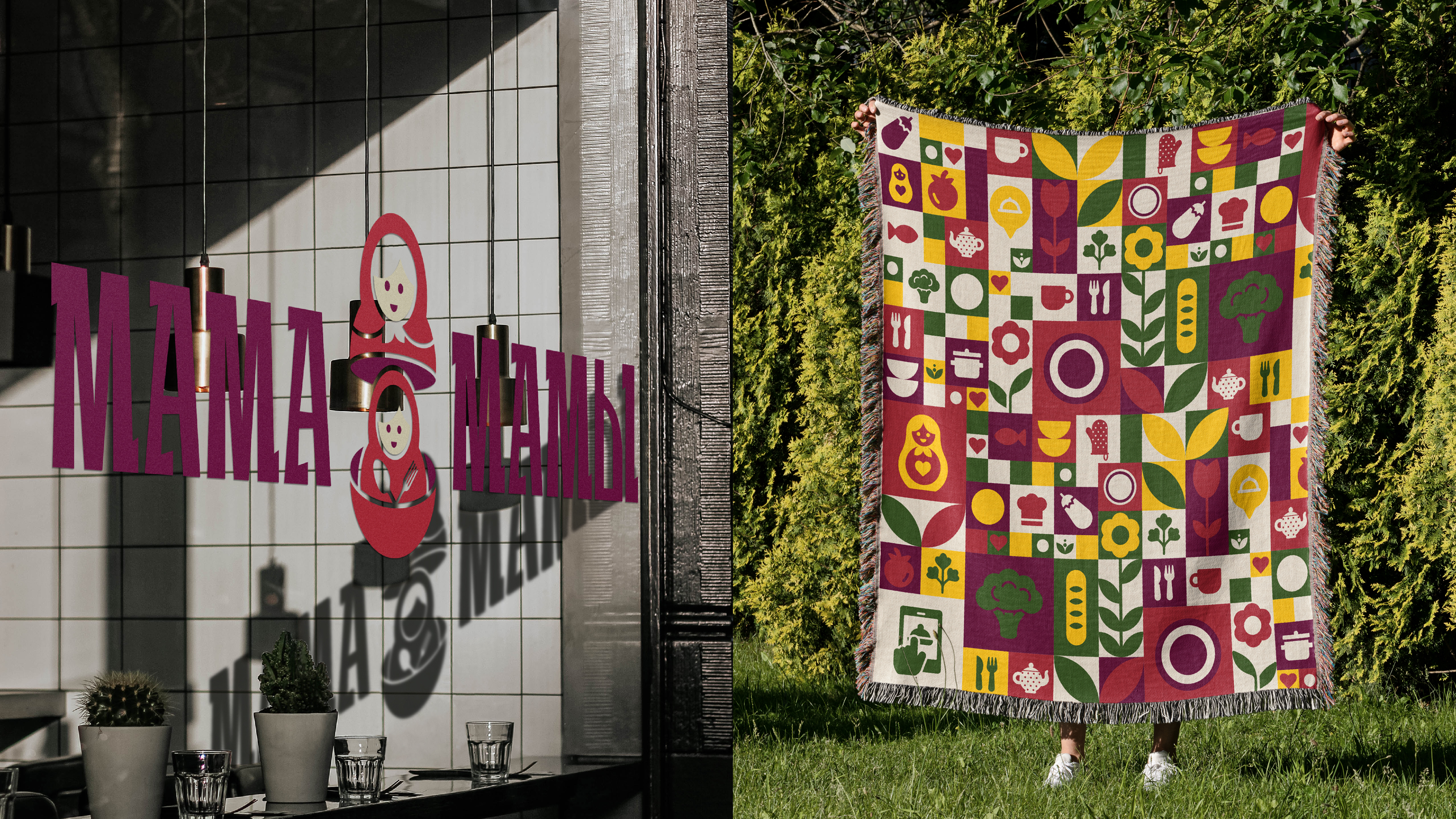 Mamamamy by aoie studio, 2022. A Russian home-cooking restaurant in Saint Petersburg.